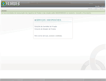 Tablet Screenshot of filiaweb.tse.jus.br